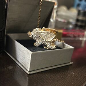 SOLDGold Elephant Pendant Necklace